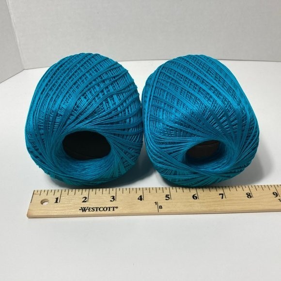 2 Aunt Lydia's Classic 10 Crochet Thread Peacock - Picture 5 of 13